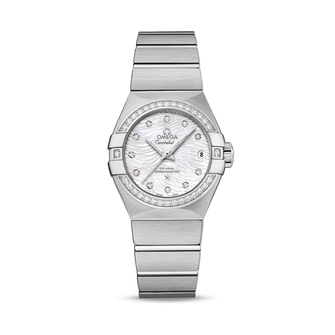 Omega Ladies Constellation Brushed Chronometer Watch