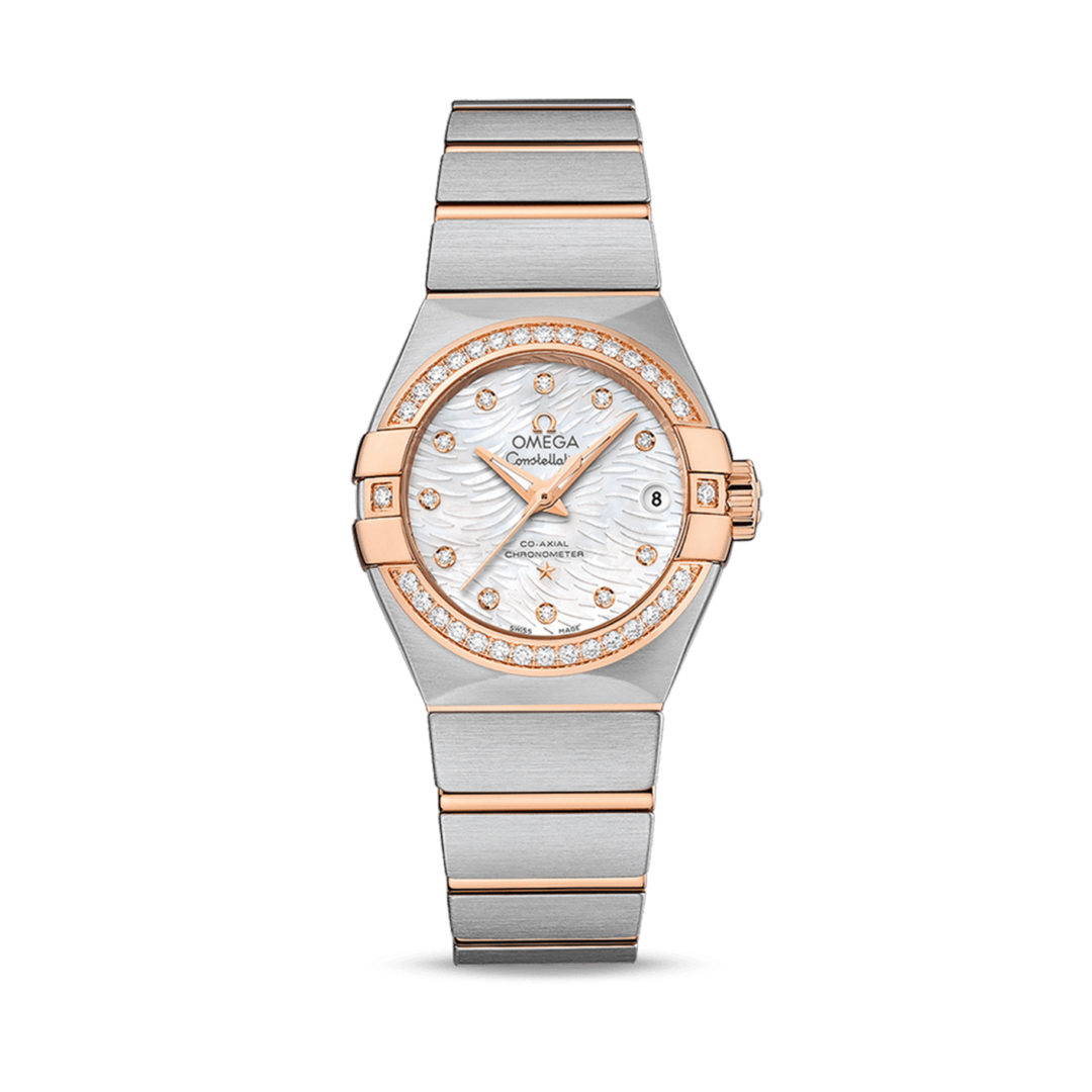 Omega Ladies Constellation Brushed Quartz Watch