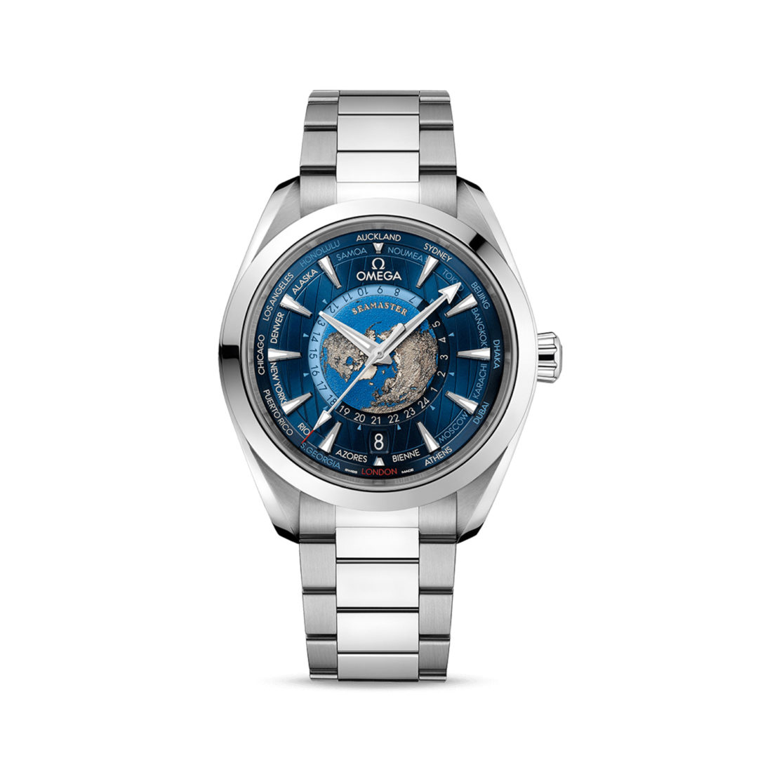 Seamaster Aqua Terra 150M Co‑Axial Master Chronometer GMT Worldtimer 43mm