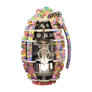 L'EPÉE 1839 X THE DIAL ARTIST GRENADE CLOCK