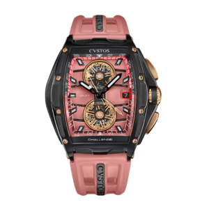 LIMITED EDITION CHRONO GMT BLACK STEEL/SALMON