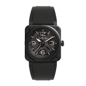 BR-03 Skeleton Black Ceramic 41mm