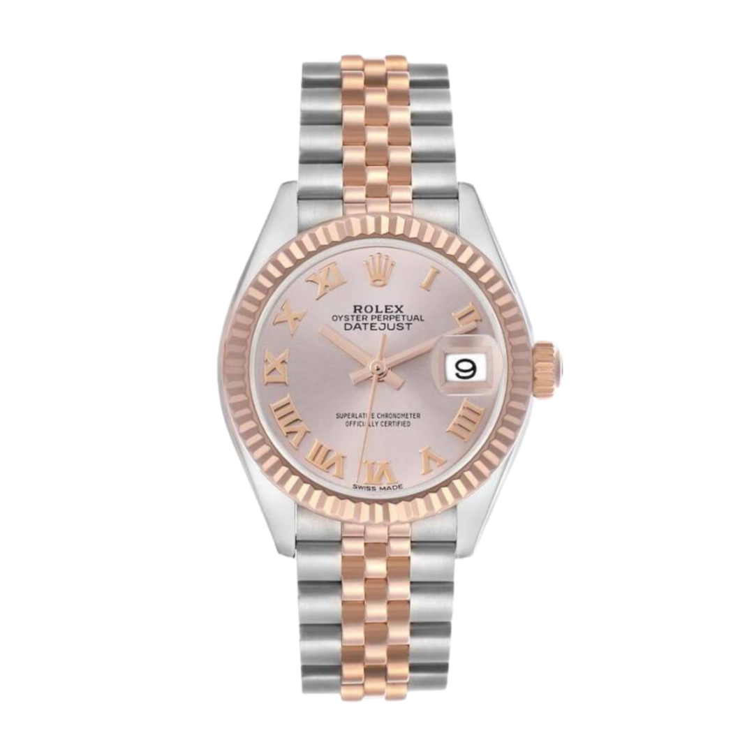 Rolex Everose Gold and Steel Datejust Two-Tone 28mm Women's Watch in Chicago