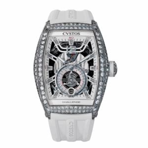 Cvstos Jetliner PS Thirty6 Steel 2 Row/White Dial Diamond watch