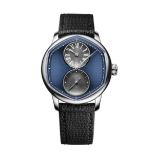 Le Régulateur Louis Erard x Cédric Johner Blue Watch at Geneva Seal in Chicago, Illinois