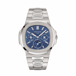 Patek Philippe White Gold Nautilus Perpetual Calendar Watch