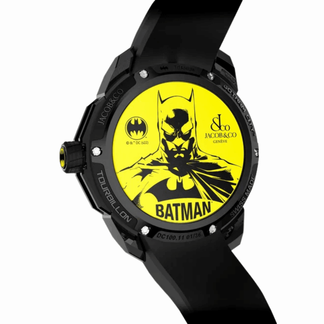Jacob & Co. Gotham City black DLC titanium watch at Geneva Seal in Chicago, Illinois